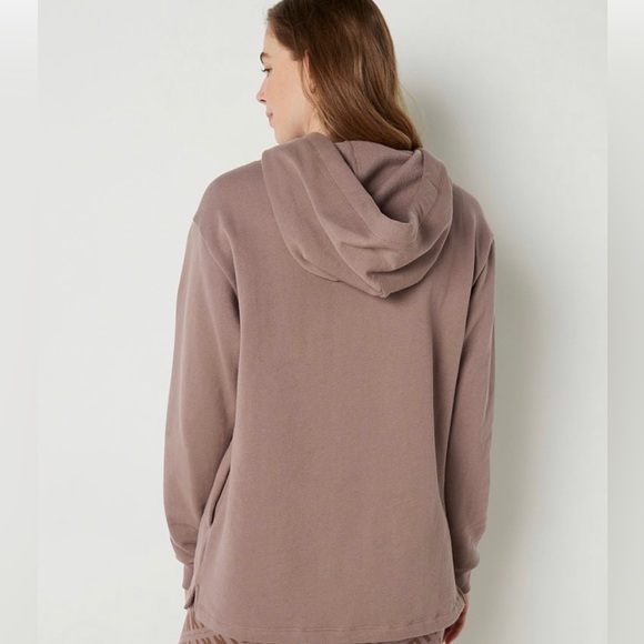 Victoria’s Secret Pink 2-Piece SET Iced Coffee Relaxed Joggers & Pullover Hoodie - Picture 7 of 12